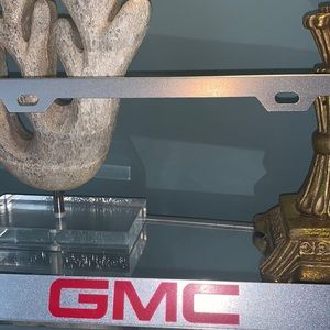 GMC car license plate cover